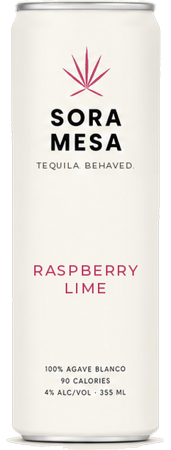 Sora Mesa Raspberry Lime can