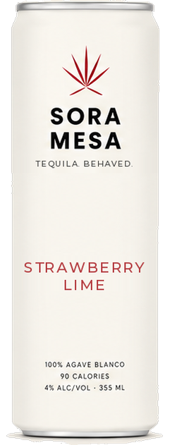 Sora Mesa Strawberry Lime can